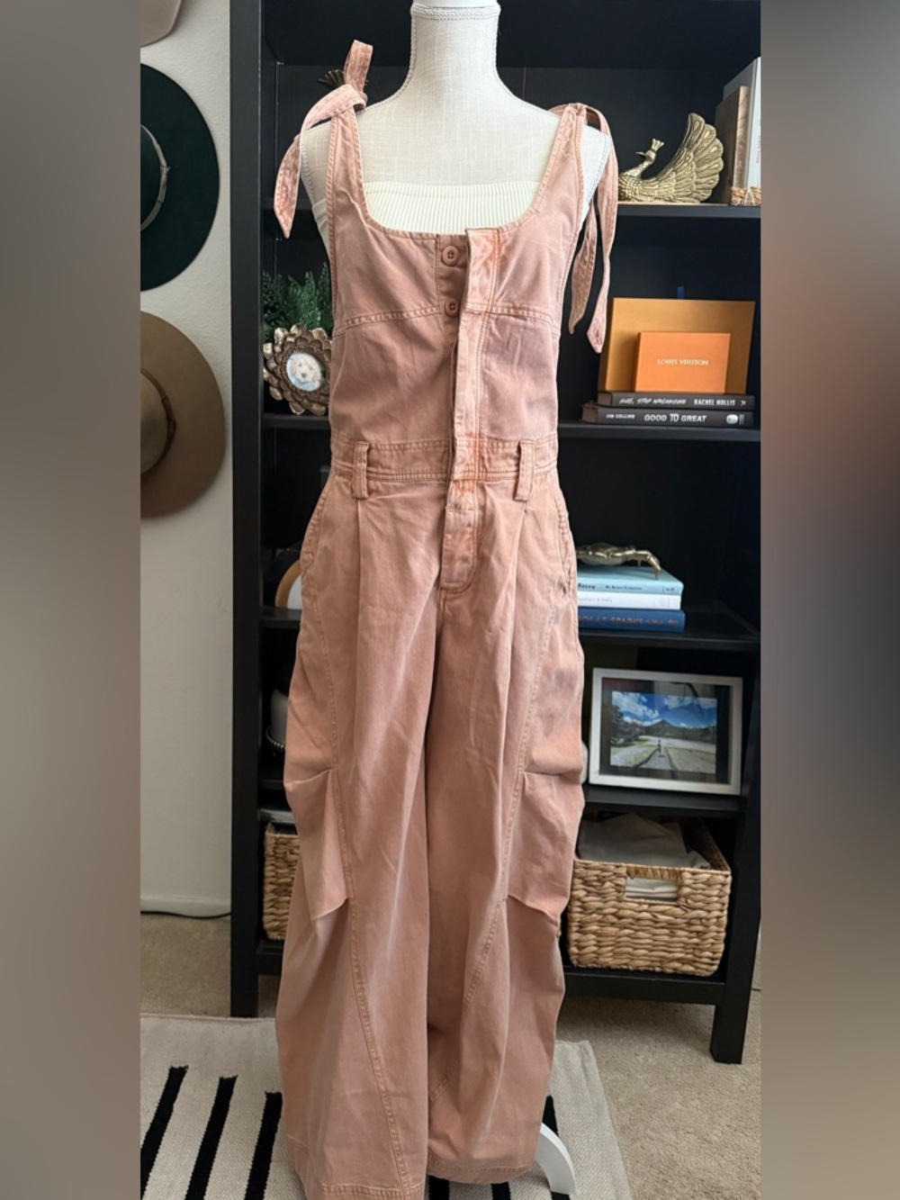 Free People Wide Leg Overalls